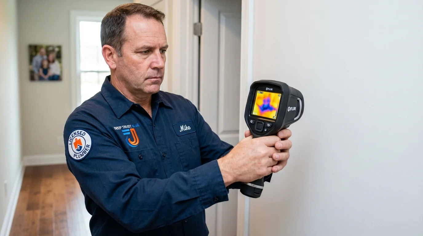 Thermal imaging leak detection by Johns Plumbing LLC in Leola